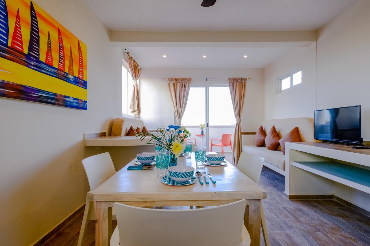 Condo Casa Del Arbol Плая дел Кармен Екстериор снимка