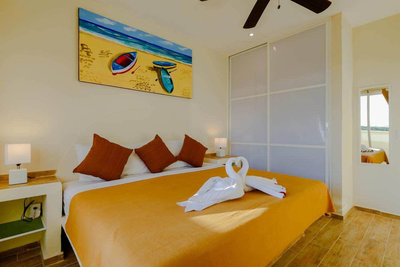 Condo Casa Del Arbol Плая дел Кармен Екстериор снимка